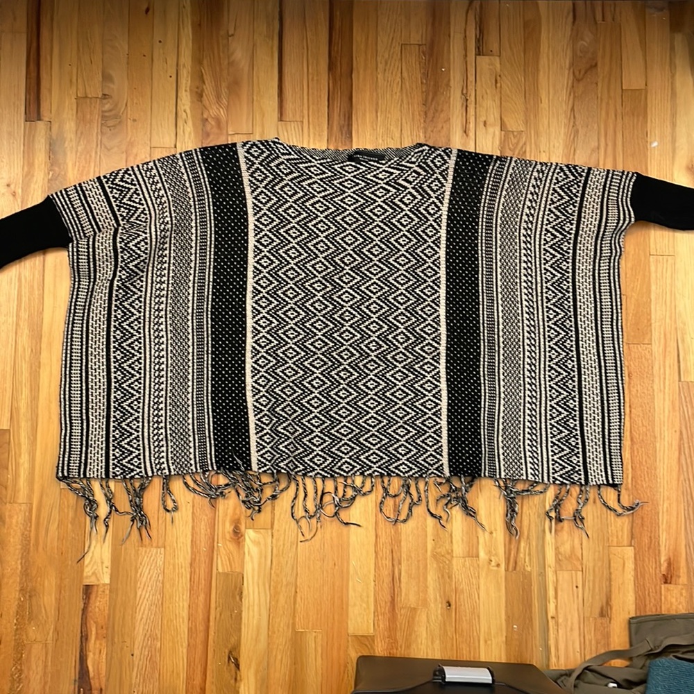 Akira pancho sweater - size small